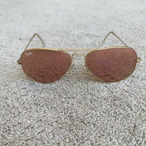 Ray-Ban Pink Aviator Sunglasses